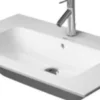 Duravit ME Starck vask, 830 x 490 mm, med hanehul og overløb
