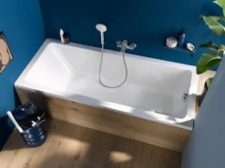 Duravit No.1 badekar, 1800 x 800 mm, 1-ryglæn, rektangulært