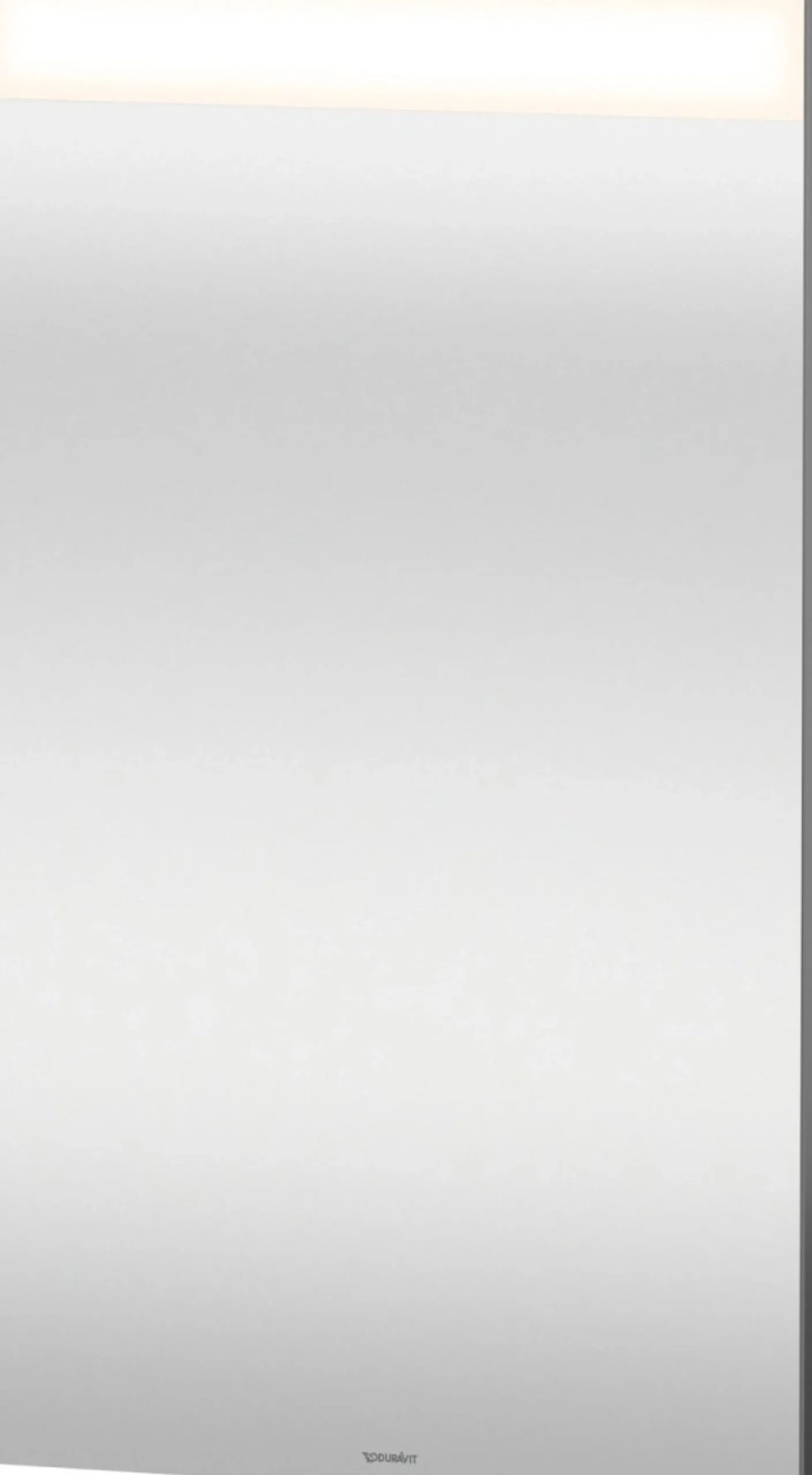 Duravit spejl, indbygget lys i top, H: 70 cm