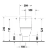 Duravit Starck 3 (cisterne) med wondergliss