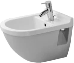 Duravit Starck 3 vægbidet, skjult montering, wondergliss