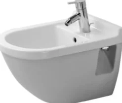 Duravit Starck 3 vægbidet, væghængt, 360x540 mm, med hanehul, wondergliss