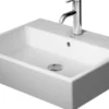 Duravit Vero Air håndvask, 600 x 470 mm, med hanehul og overløb