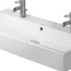 Duravit Vero Håndvask, 1000 x 470 mm, med 2 Hanehuller - Hvid