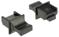 Dust Cover til RJ45 jack med grip, 10 stk, sort - DeLock