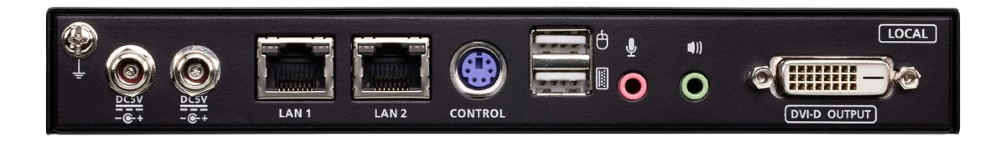 DVI KVM over IP, enkeltport, 1-lokal/fjernadgang, CN9600-AT-G