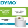 DYMO LabelWriter etiketter, 54 x 101 mm