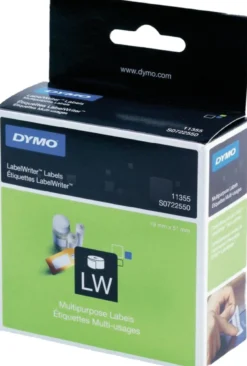 DYMO LabelWriter hvide etiketter, 51x19 mm, 1-pack (500 stk.)