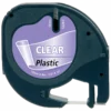 DYMO LetraTAG plasttejp, transparent, 12mm, 4m (16951)
