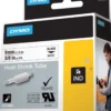 DYMO RhinoPRO mærkbar krympplast 9mm, sort tekst på hvid rulle, 1,5m