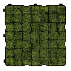 Ecogrid N50 græsarmering, 500 x 500 x 50 mm, sort, 24 t - LHI