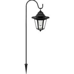 Eglo solcelle hængende lanterne med spyd, H740 mm, sort