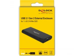 Eksternt kabinet til M.2 NVMe PCIe SSD, SuperSpeed USB
