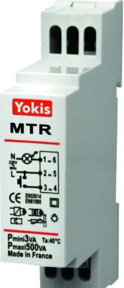 Elektronisk Kiprelæ med soft start/stop til din-skinne MTR500M