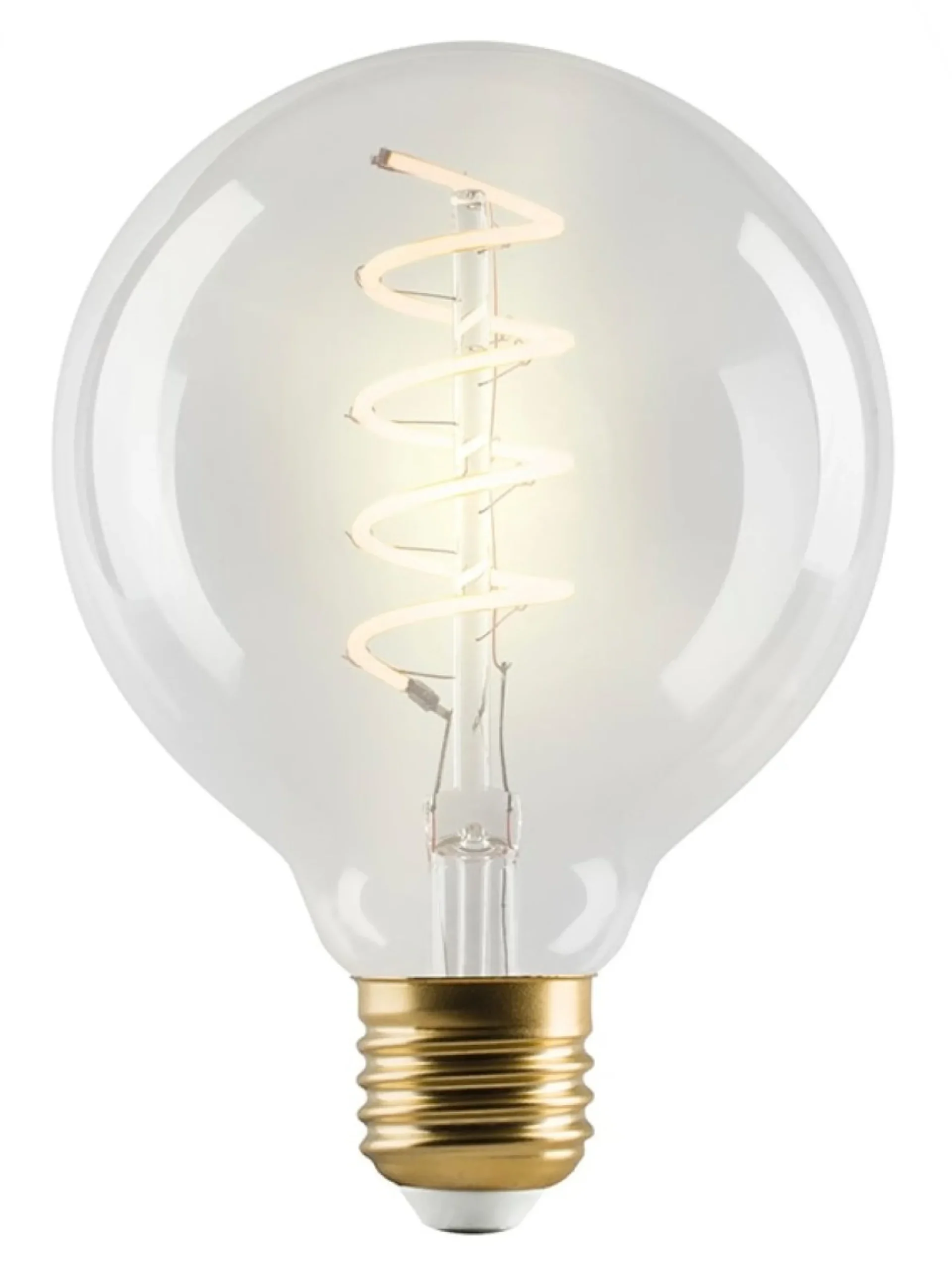 E3Light LED Vintage G95 E27, 180lm, spiral, 15H, dæmpbar, klar