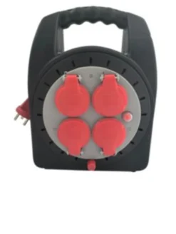 E-line kabeltromle "Mini", 230 V med jord, lukket, 15 meter