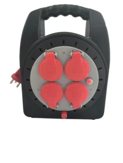 E-line kabeltromle "Mini", 230 V med jord, lukket, 15 meter