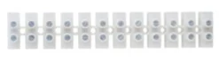 E-line klemrække, 12 pol, 2,5mm2 - Neutral