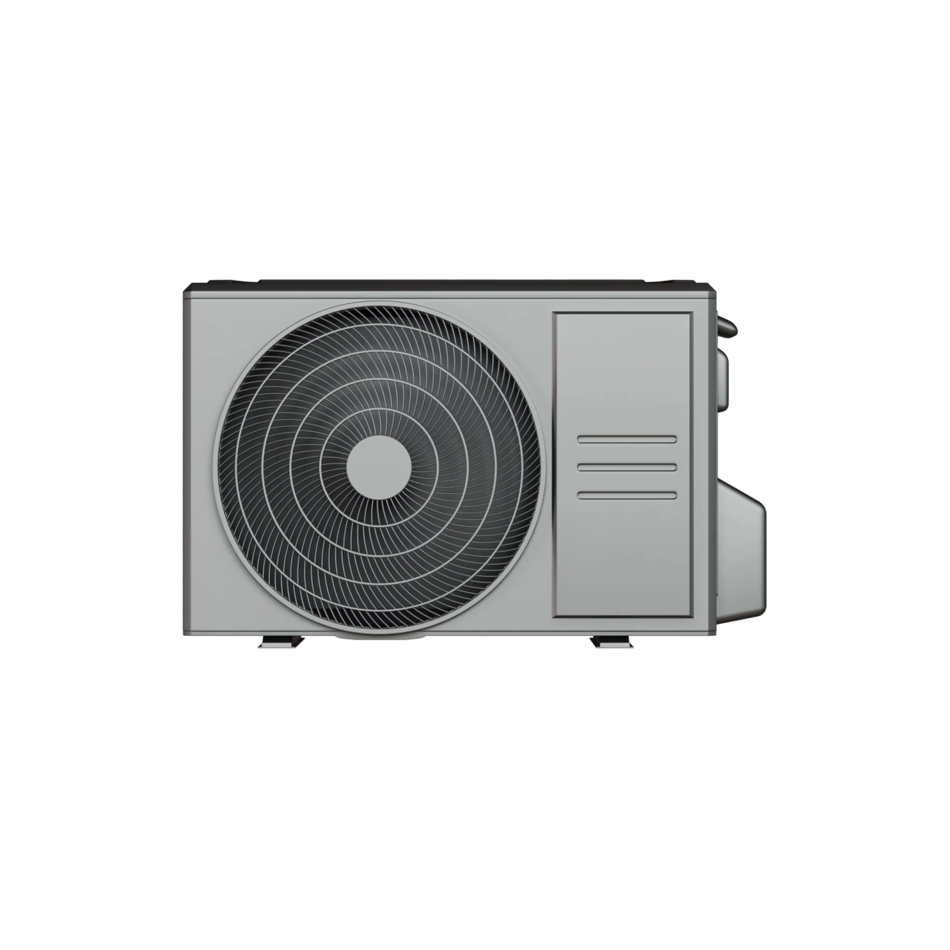 ELL Solid mørk varmepumpe udedel, gulvmodel, Antracit, Luft/Luft, A++, 4.6 SCOP, 8.6 SEER