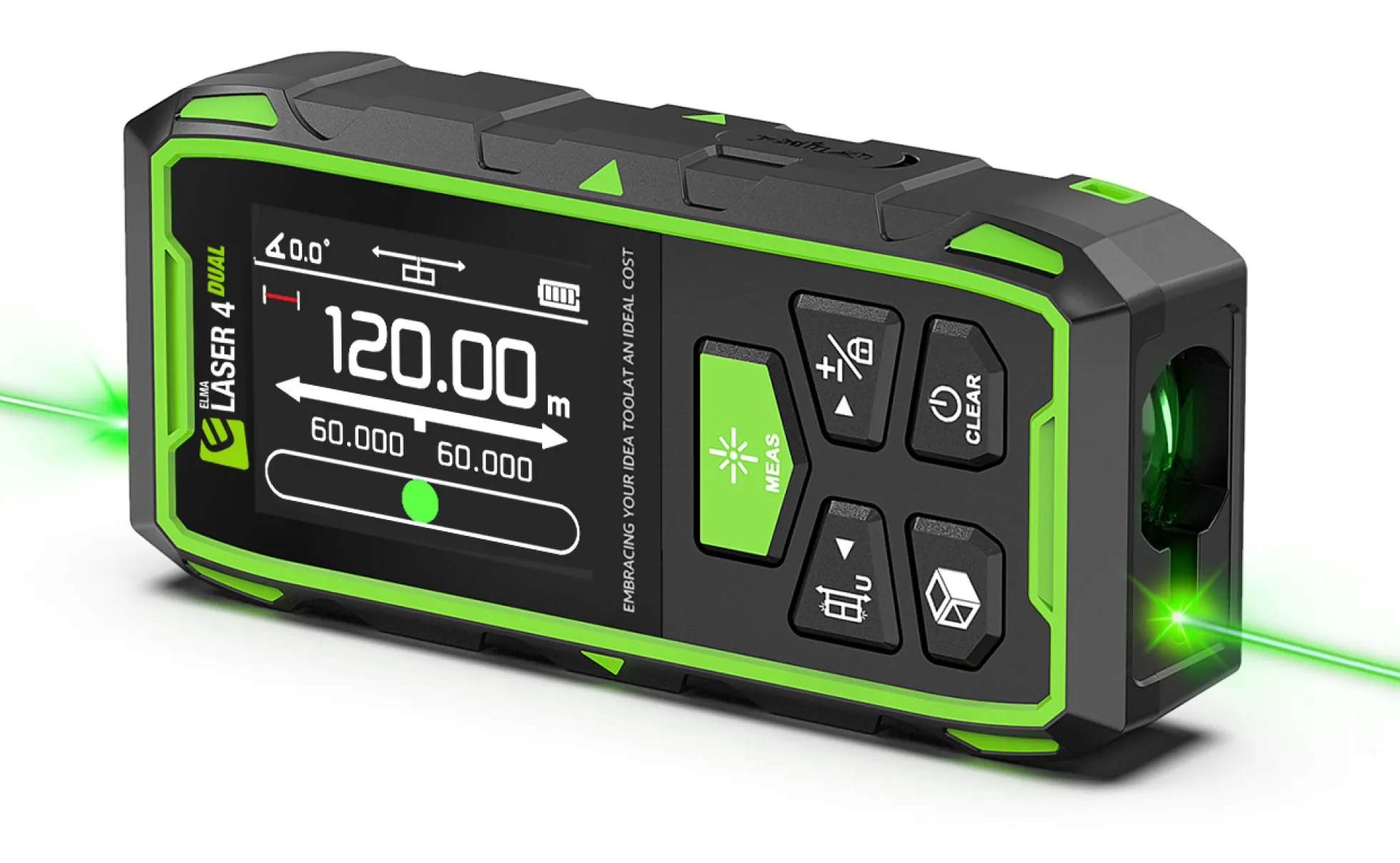 Elma Laser 4 Dual afstandsmåler, 2 x 60 meter