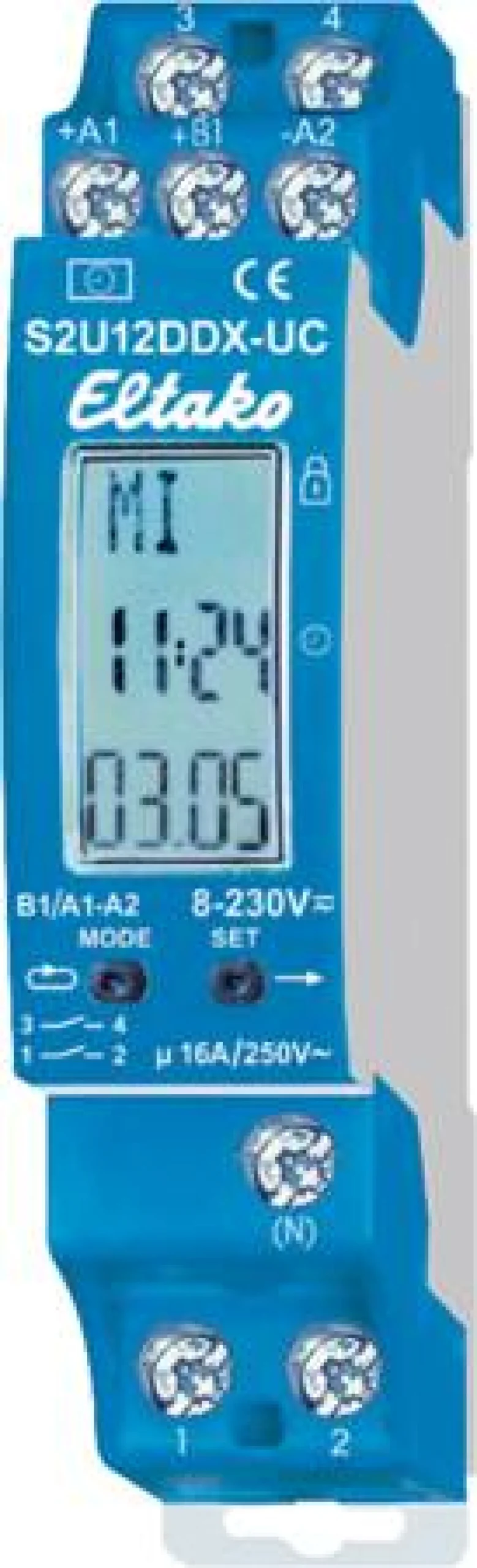 Eltako Digital Astro Kontaktur, 2 Kanaler, 12-230V AC/DC