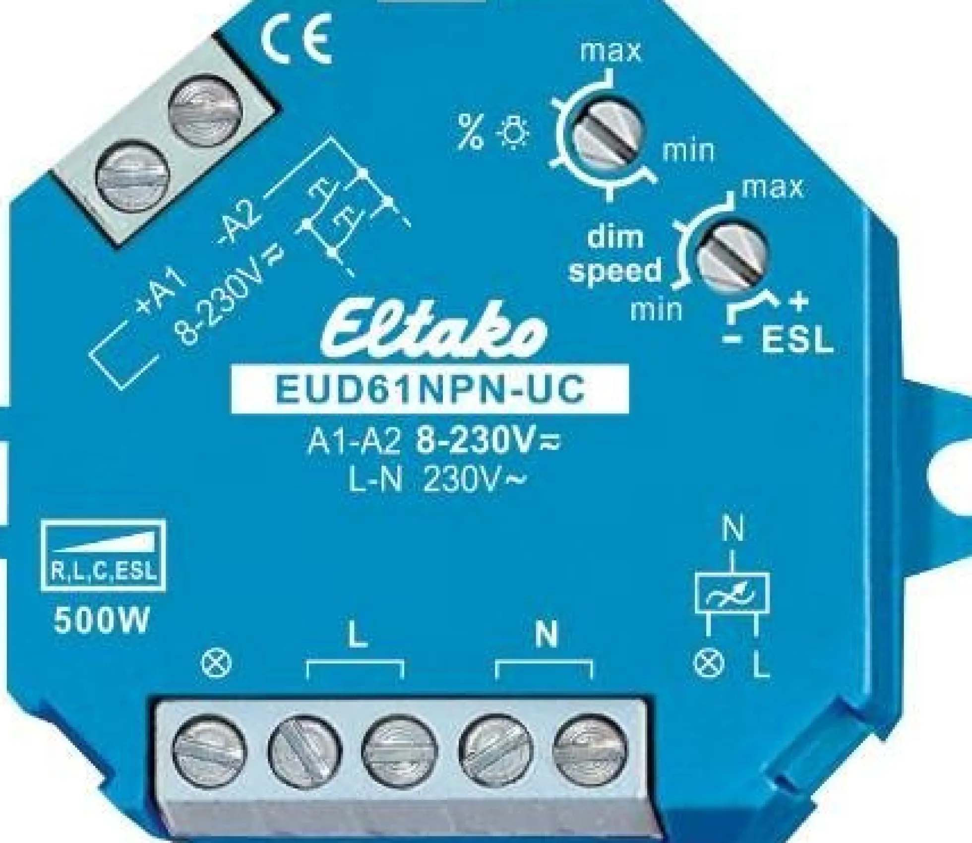 Eltako lysdæmper 400W UNI (Også LED) f. dåse / 8-230V