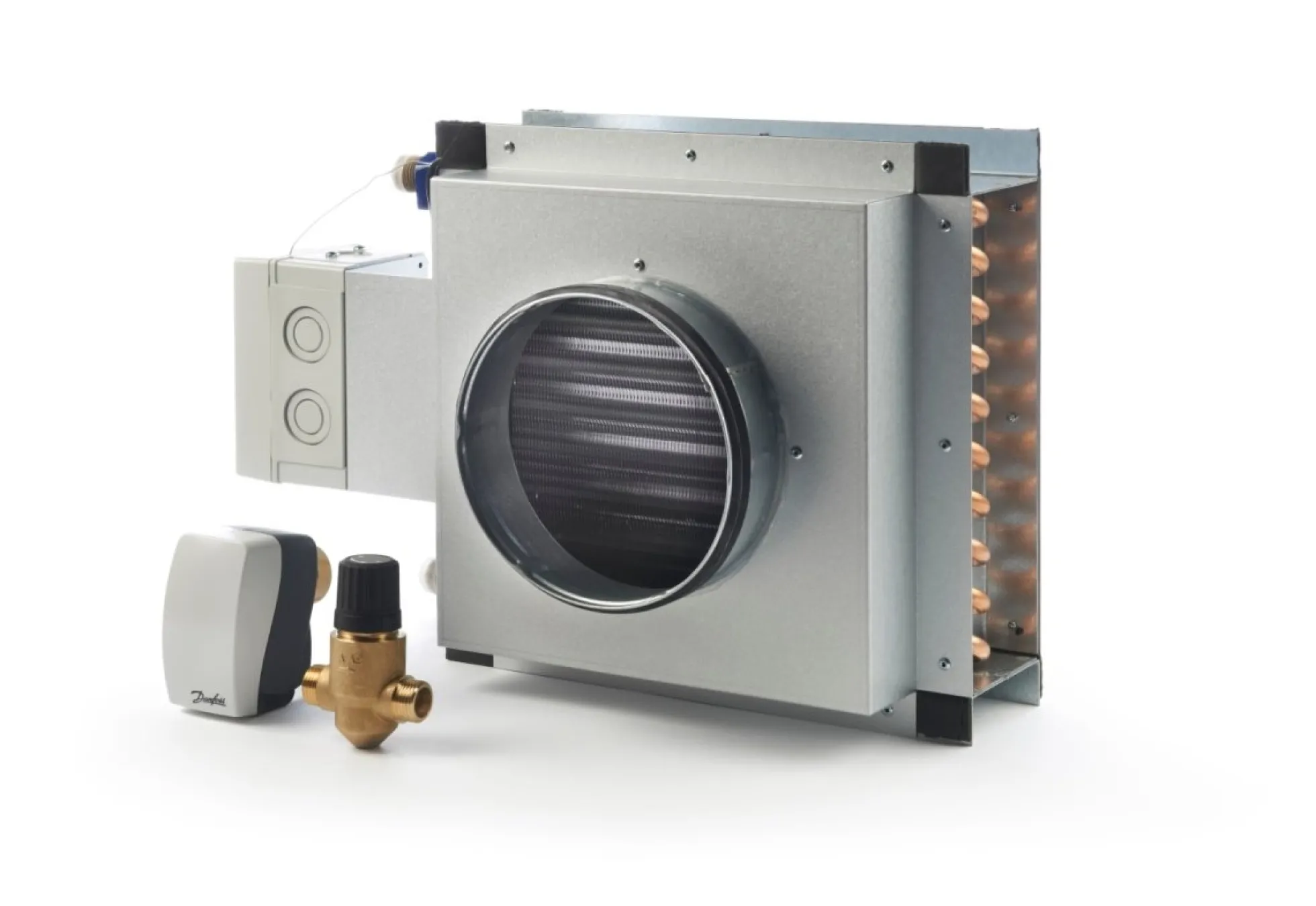 EL-varmeflade, 600W, Ø125, 1x230V, CTS400 - Nilan