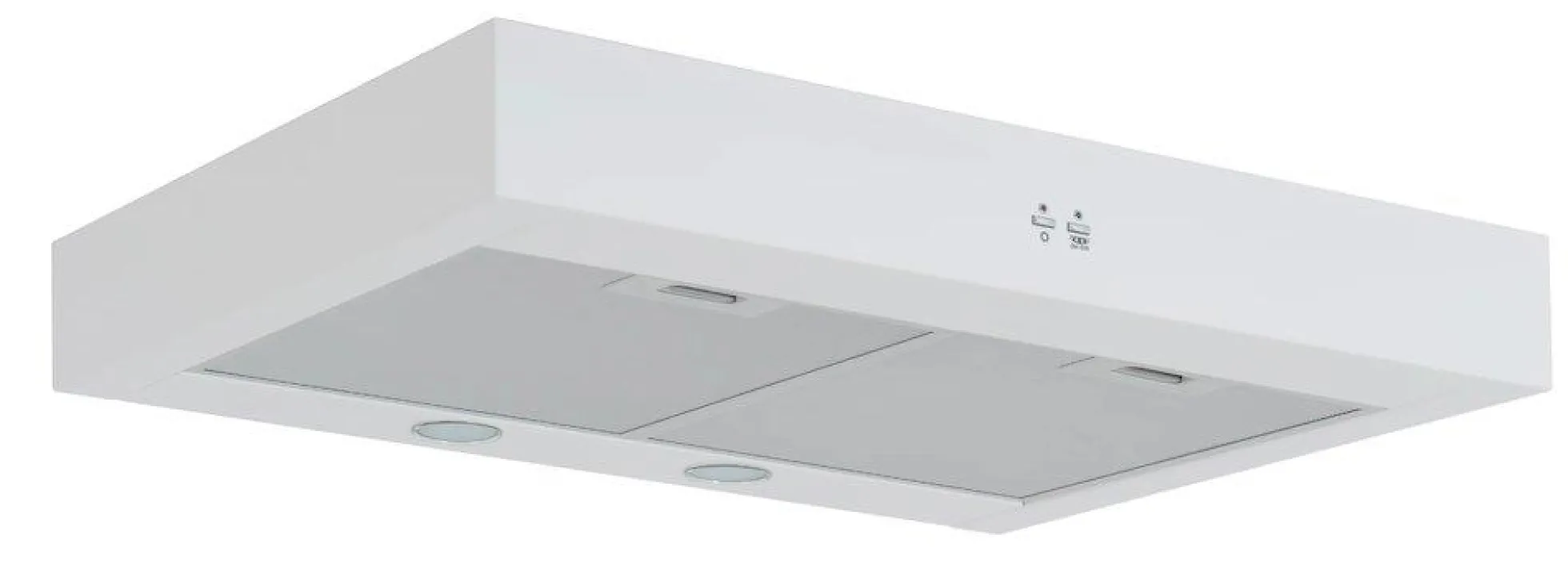 Emhætte Frigg til central ventilation, uden motor, hvid, 60 cm