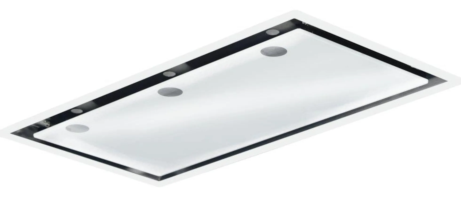 Emhætte Mjølner til central ventilation, uden motor, hvid, 75 cm