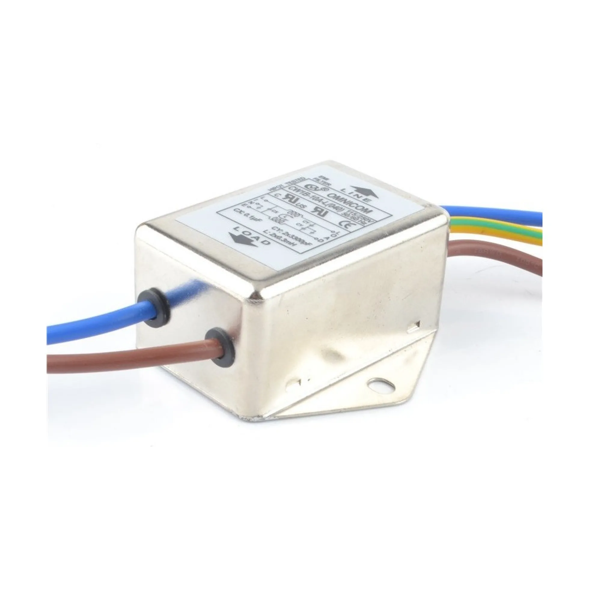 EMI filter - Støjfilter, 10A, 230V (restsalg)