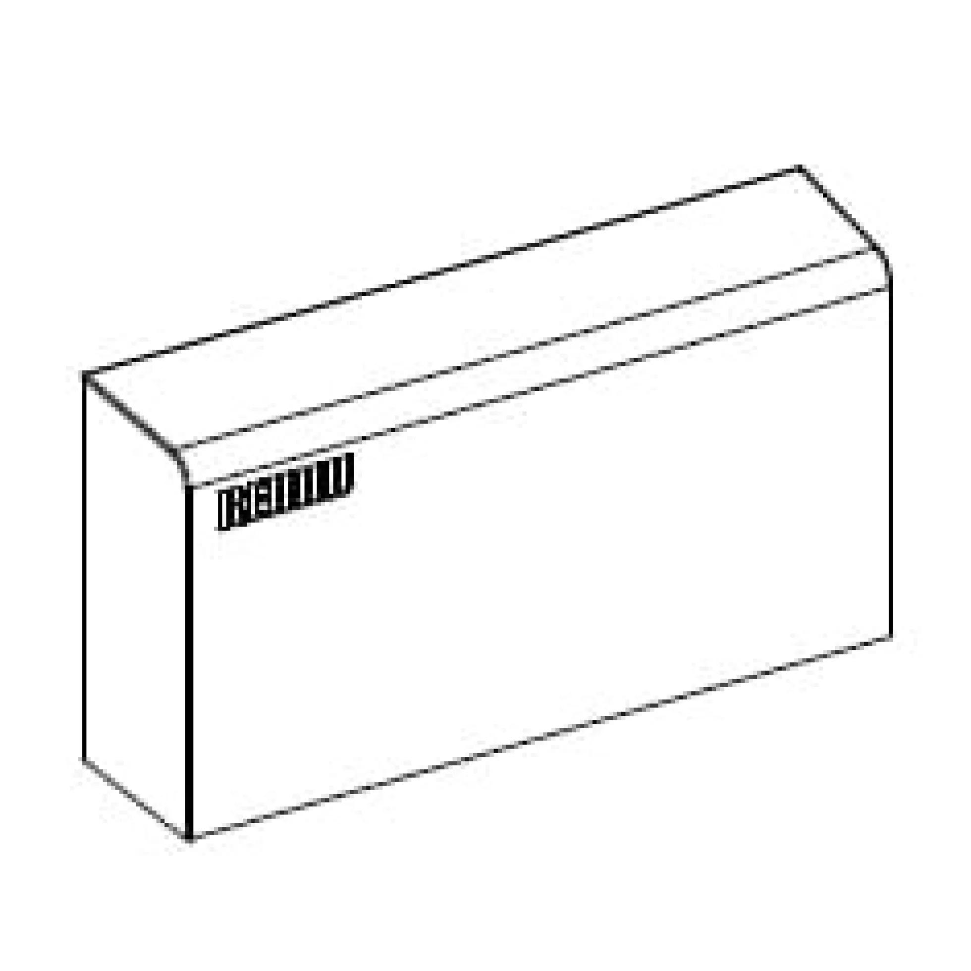 Endestykke Signa Base 70/130 perlehvid