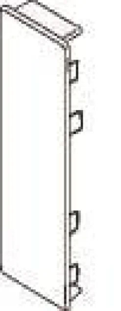 Endestykke 70x132 mm - aluminium
