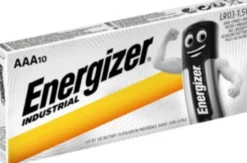 Energizer batteri, 1,5V AAA Industrial, pakke med 10 stk.