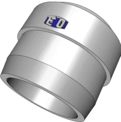 Ermeto D skærering, stål kromatiseret, let/let, 4mm, 100bar