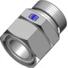 Ermeto EGE indskruning, lige stilbar, stål kromatiseret BSPP let, gevind rørende M36 x 2