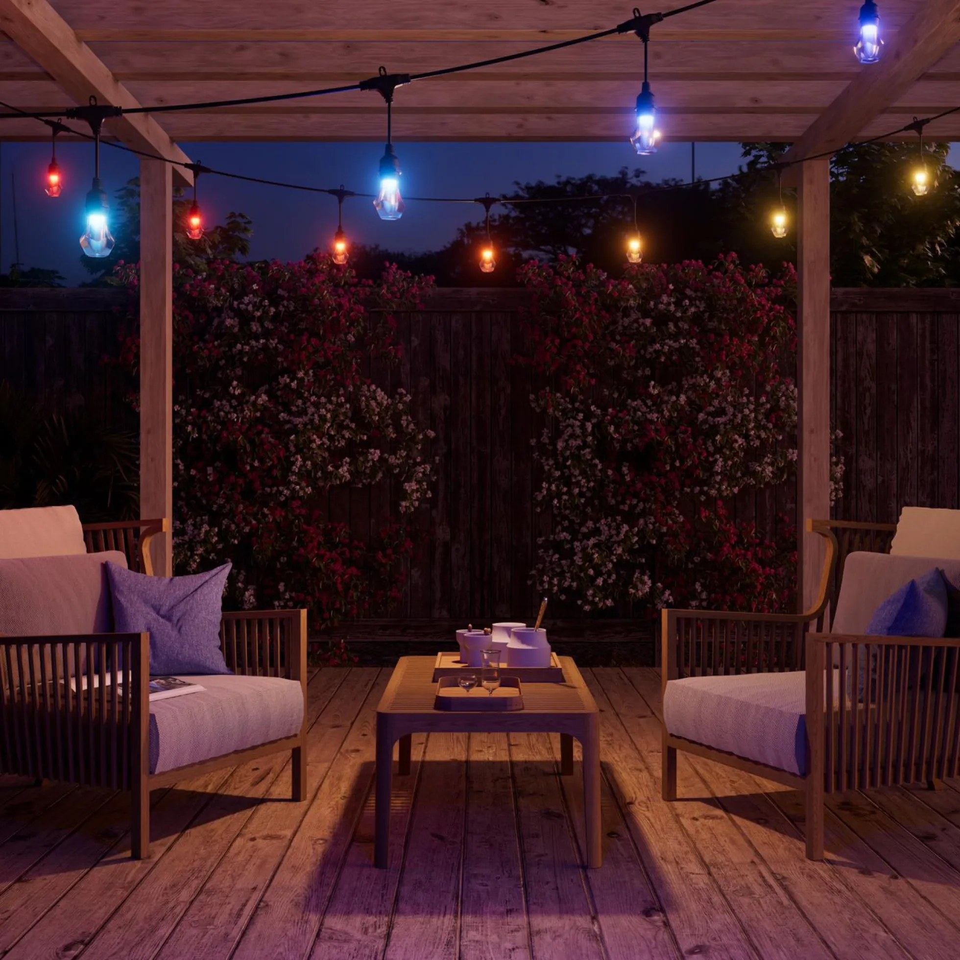 Essentials Matter Outdoor LED-lyskæde udvidelse, 15 meter - Nanoleaf