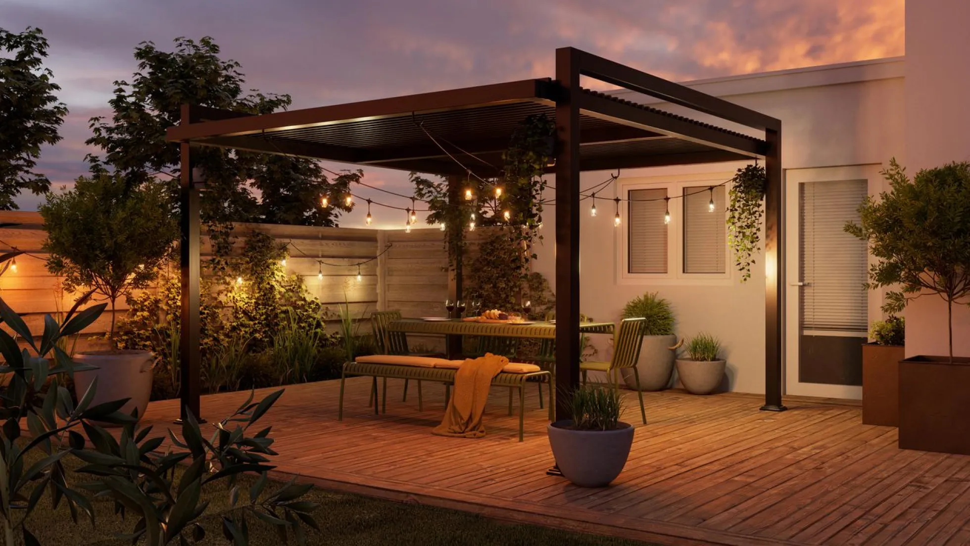 Essentials Matter Outdoor LED-lyskæde udvidelse, 15 meter - Nanoleaf