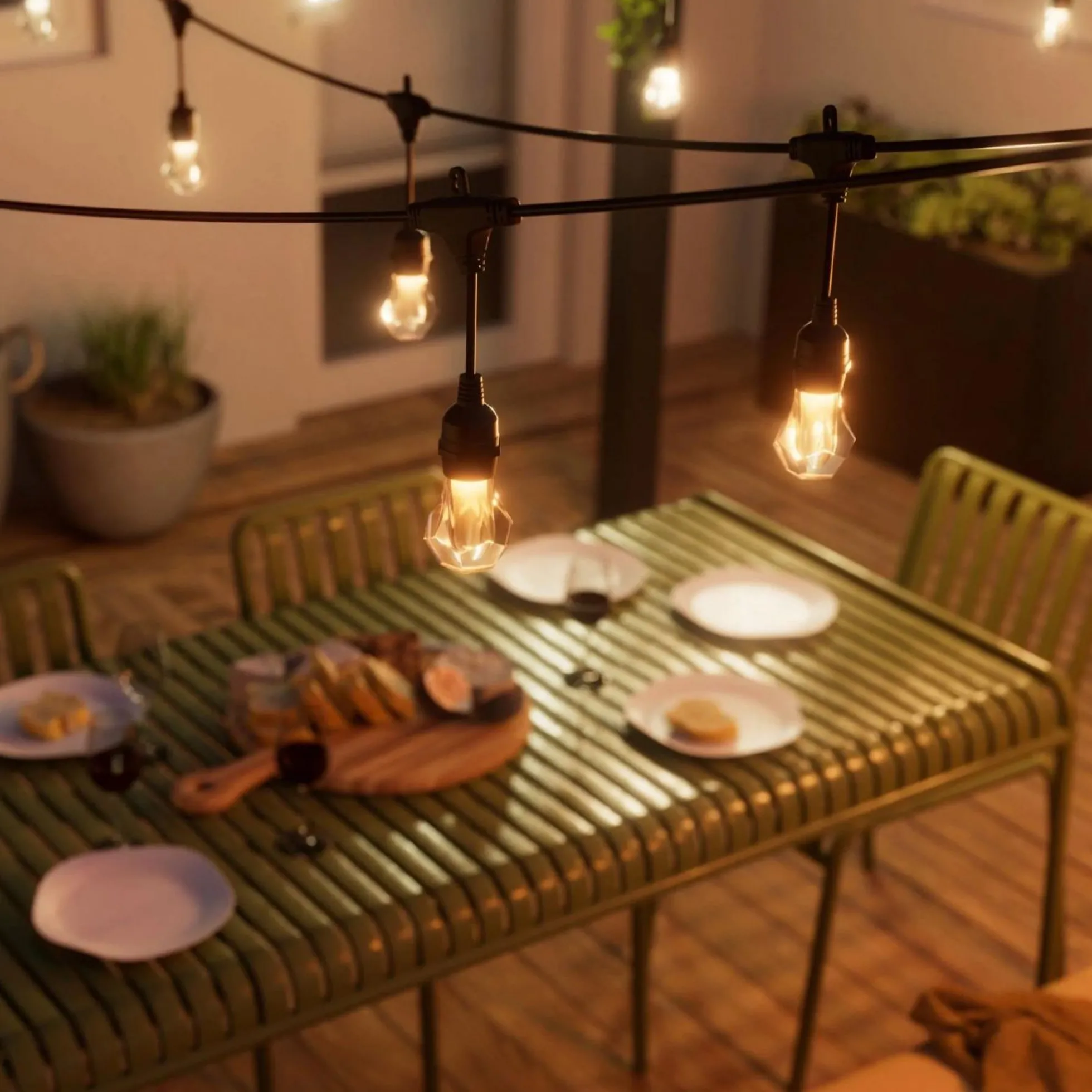 Essentials Matter Outdoor Smart LED-lyskæde - Nanoleaf