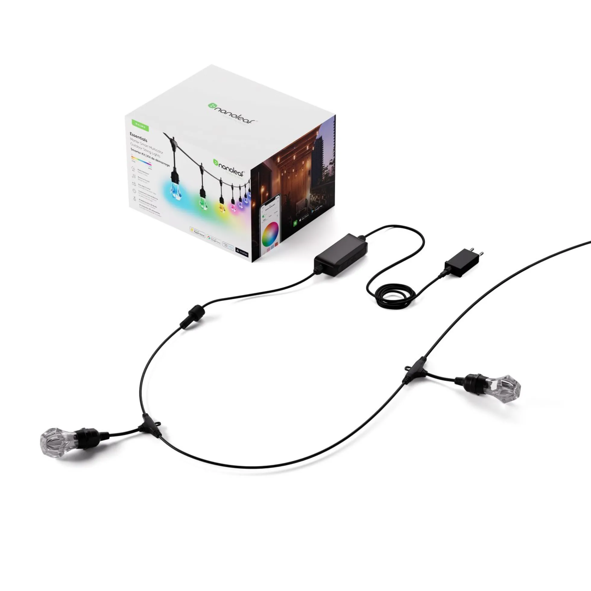 Essentials Matter Outdoor Smart LED-lyskæde - Nanoleaf