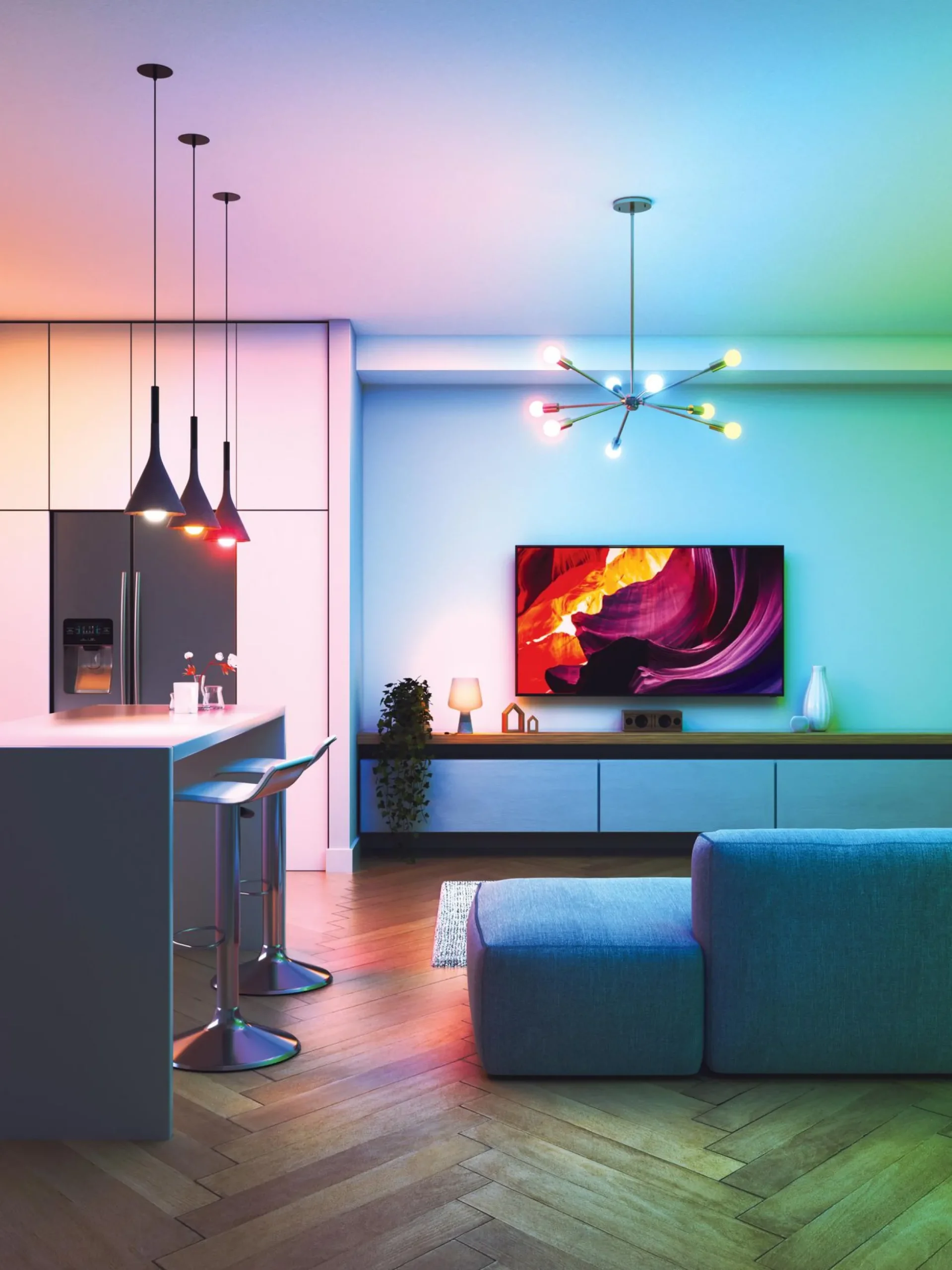 Essentials Smart RGB LED-pære, E27, 230V, Matter - Nanoleaf