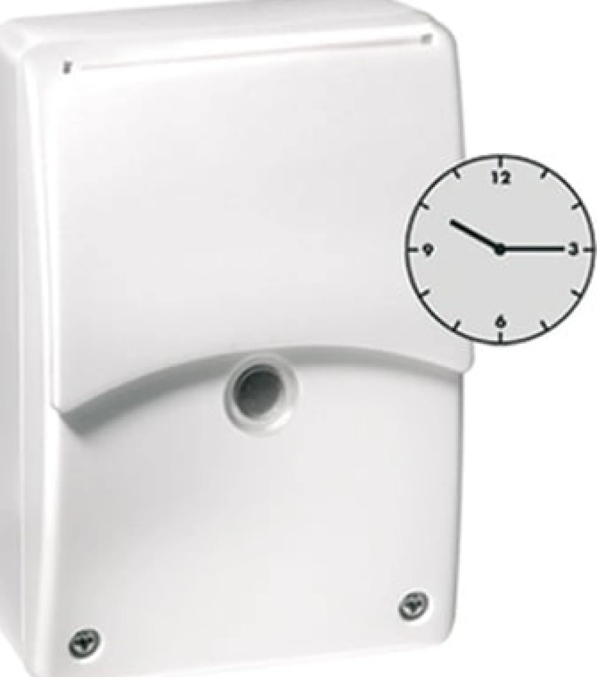 ESYLUX CDS-A/T – Skumringsrelæ med indbygget ur, hvid
