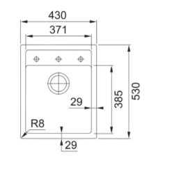 Eurodomo SID 610-40 TH grafit metallic - Franke