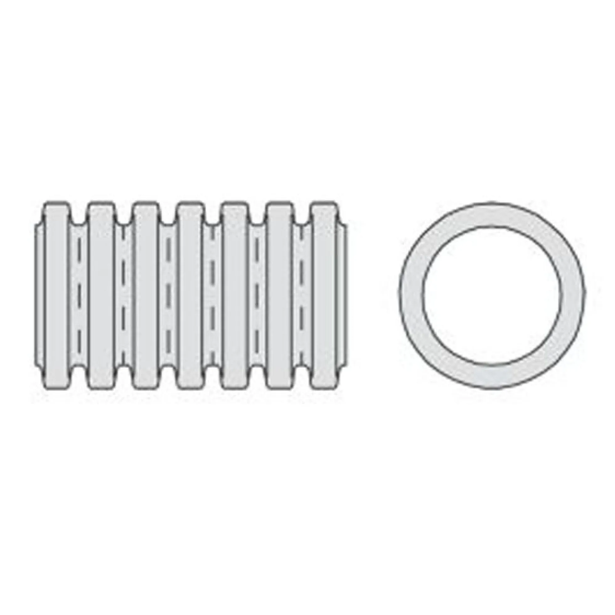 Eurodrain PE-drænrør, 100/91 mm, 1,8 x 13 mm slids, 100 m