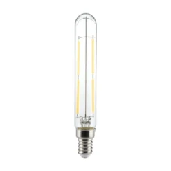 E14 4W LED pære - T20, Kultråd, Varm hvid, Ikke dæmpbar