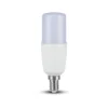 E14 9W LED pære, T37, 750lm, mat glas, 2700K, erstatter 50-60W