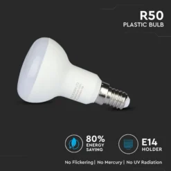 E14 6W LED spotpære, R50, Samsung LED chip, V-Tac, 3000K