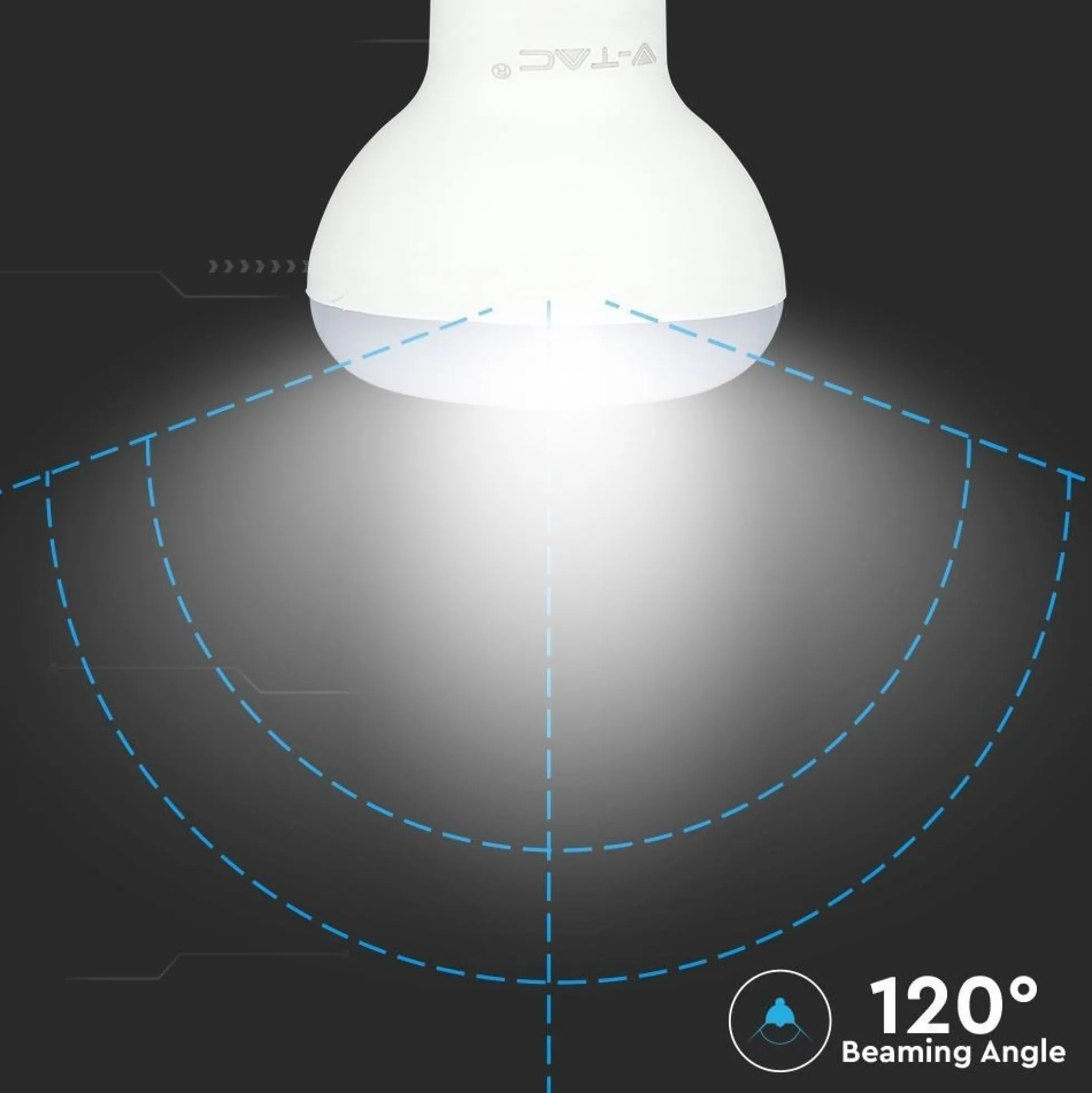 E14 4,8W LED spotpære, R50, Samsung LED chip, 4000K