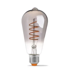 E27 4W ST64 filament LED pære, grafit glas, 100 lumen, dæmpbar, flicker free, 1800-2100K