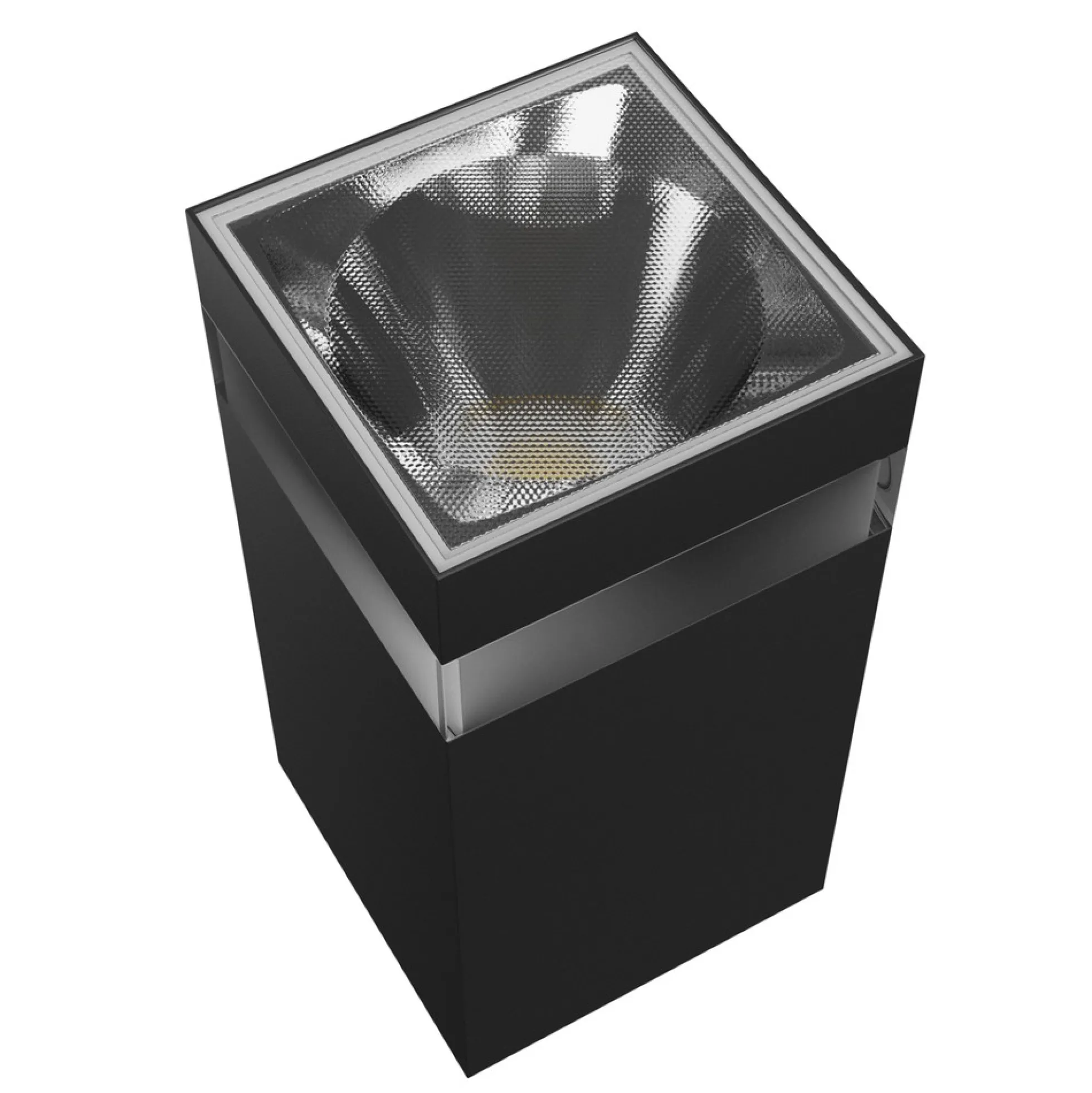 Facadelampe Torre Ring, udendørs LED, firkantet, 9W, 700lm, 230V, IP54 - Torre Ring