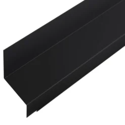 Facadeprofil 6A, alu, sort, 1 meter